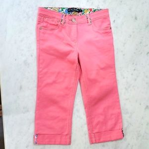 Mini Boden pink capri pants